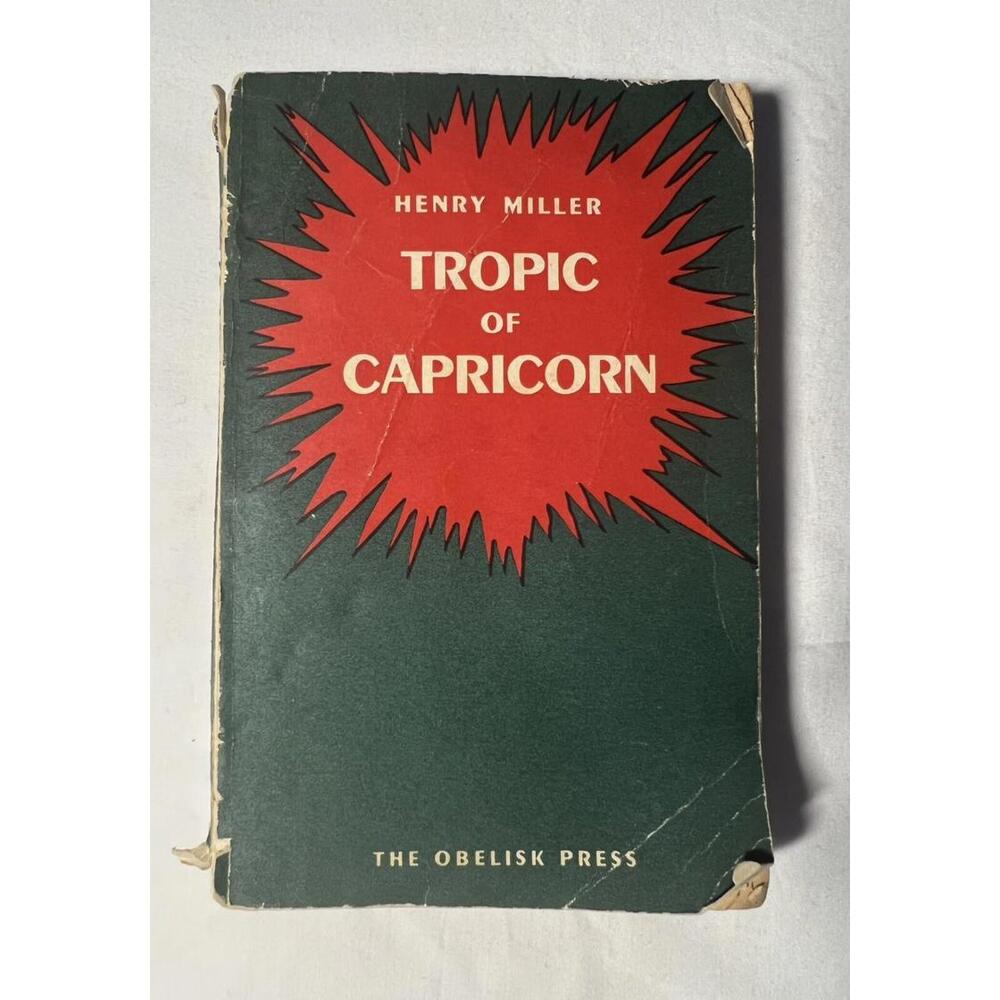 1957 Henry Miller Tropic Capricorn Existentialism Stream Of Consciousness Censor
